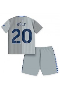 Fotbalové Dres Everton Dele Alli #20 Dětské Třetí Oblečení 2023-24 Krátký Rukáv (+ trenýrky)